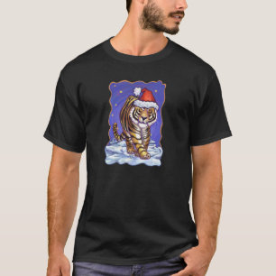 Tiger-Weihnachten T-Shirt