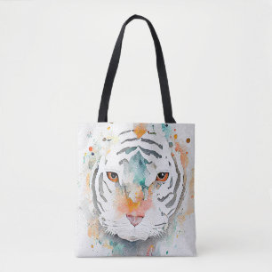 Tiger Wild Animal Nature Wasserfarben Malerei