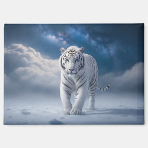 Tiger Wild Majestic Animal A Stargalaxy Night Magnet