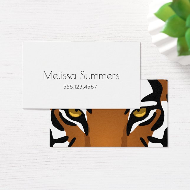 Tiger, wilde Katze auf schwarz (Schreibtisch)