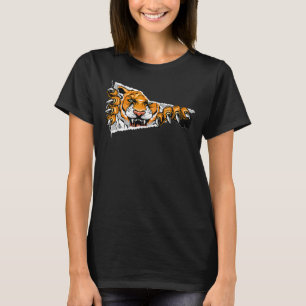 Tiger-Wildkatze-Raubtier-Motiv-Chinesischer Zodiak T-Shirt