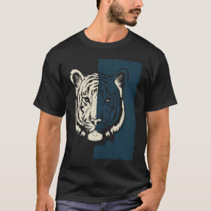 Tiger-Wildkatze-Raubtier-Motiv-Chinesisches-Horosk T-Shirt