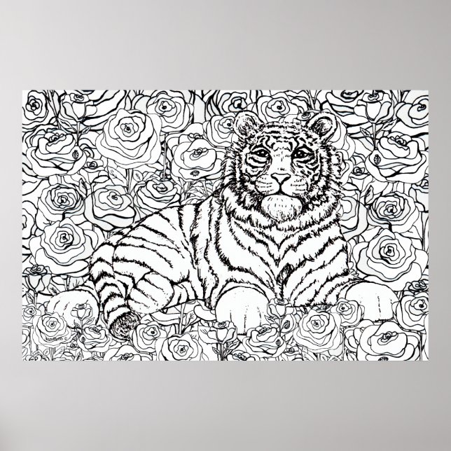 Tiger Wisdom Poster (Vorne)