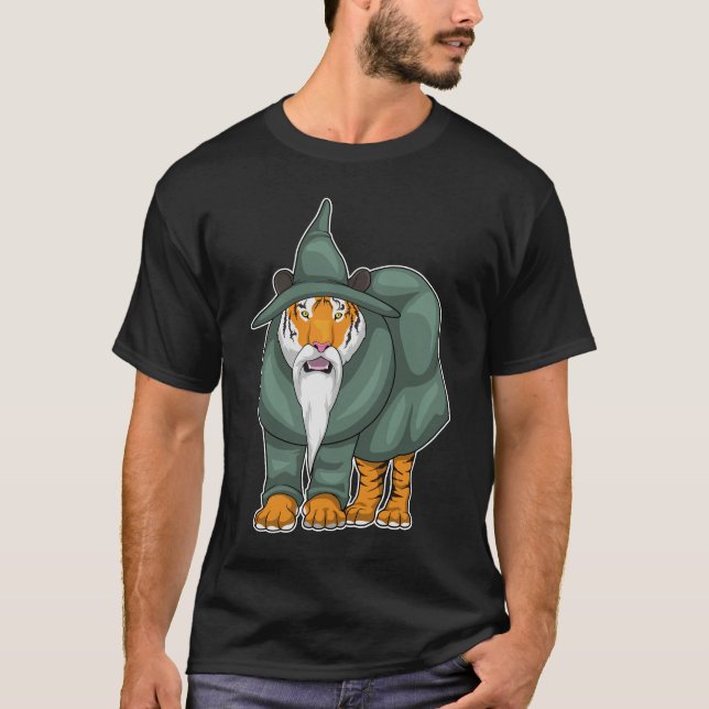 Tiger Wizard T-Shirt (Vorderseite)