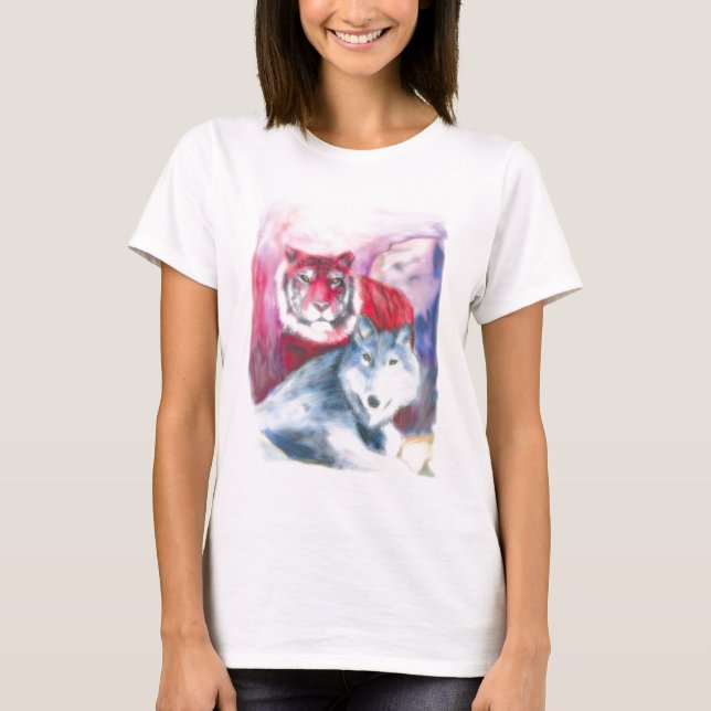 Tiger/Wolf T-Shirt (Vorderseite)