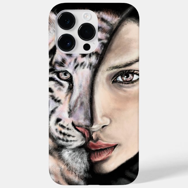 Tiger Woman iPhone Case (Rückseite)