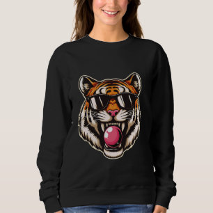 Tiger Women Tiger Face Wild Animal Niedlich Tiger Sweatshirt