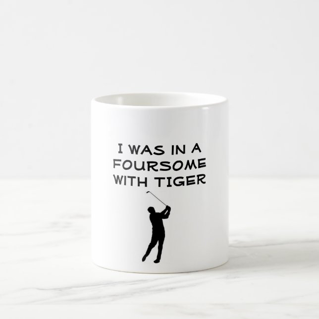 TIGER WOODS, Golfspieler, war ich in einem Tasse (Mittel)