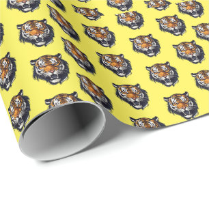 Tiger Wrapping Paper Geschenkpapier