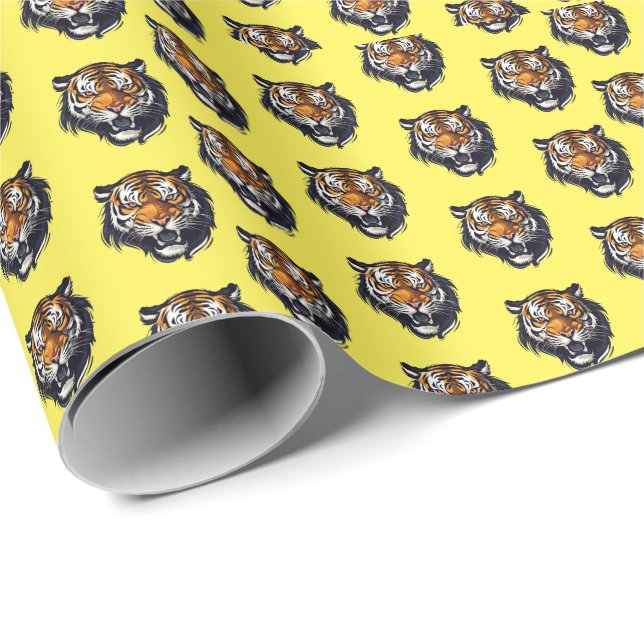 Tiger Wrapping Paper Geschenkpapier (Rolleneckpunkt)