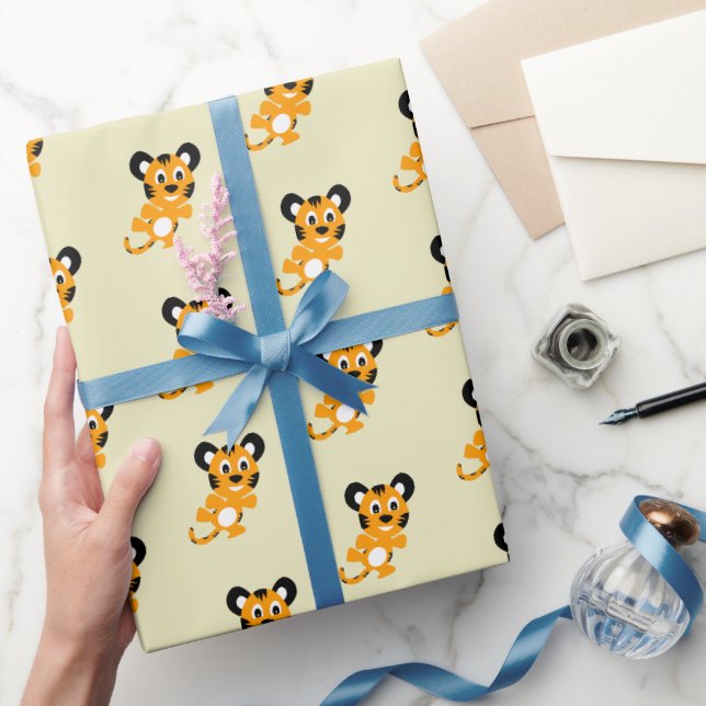 Tiger Wrapping Paper Geschenkpapier (Schenken)