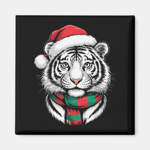 Tiger Xmas Weihnachtsmannmütze Weihnachtskostüme Magnet