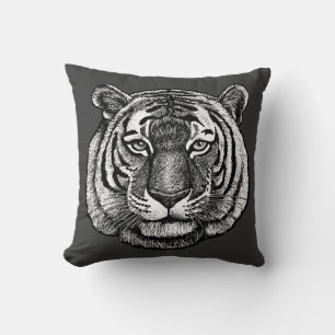 Tiger Zeichnend Kissen