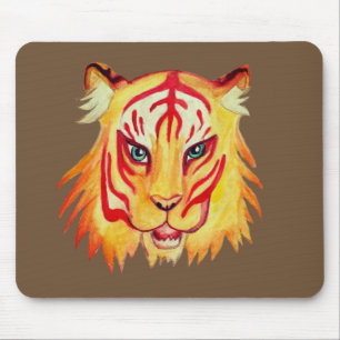 Tiger Zeichnend Mousepad