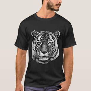 Tiger Zeichnend T - Shirt