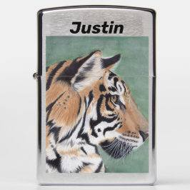 TIGER Zippo Lighter Personenname