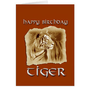 Tiger Zodiac Birthday/Chinesisches Horoskop indivi