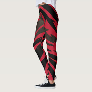 Tiger Zodiac Stripes Leggings: Feiern Sie im Stil! Leggings