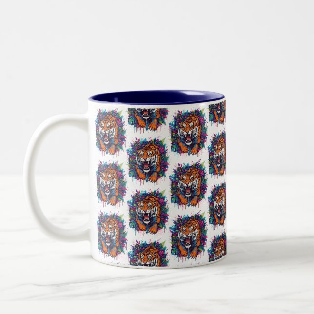 Tiger Zweifarbige Tasse (Links)