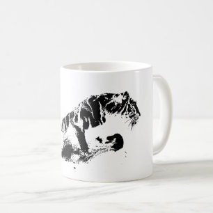 Tigerangriff Kaffeetasse