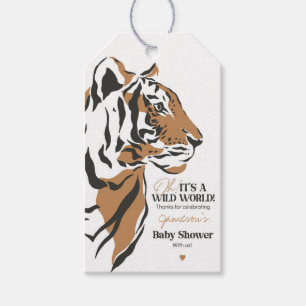 Tigerbaby-Dusche Geschenkanhänger