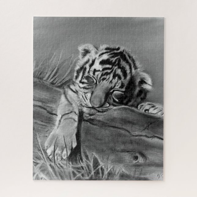 Tigerbaby-Jigsaw-Puzzle Puzzle (Vertikal)