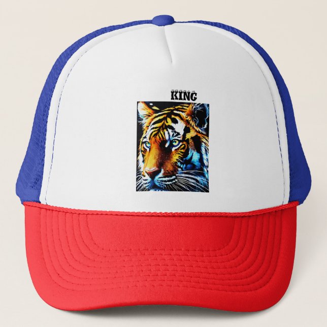 Tigerdesign Truckerkappe (Vorderseite)