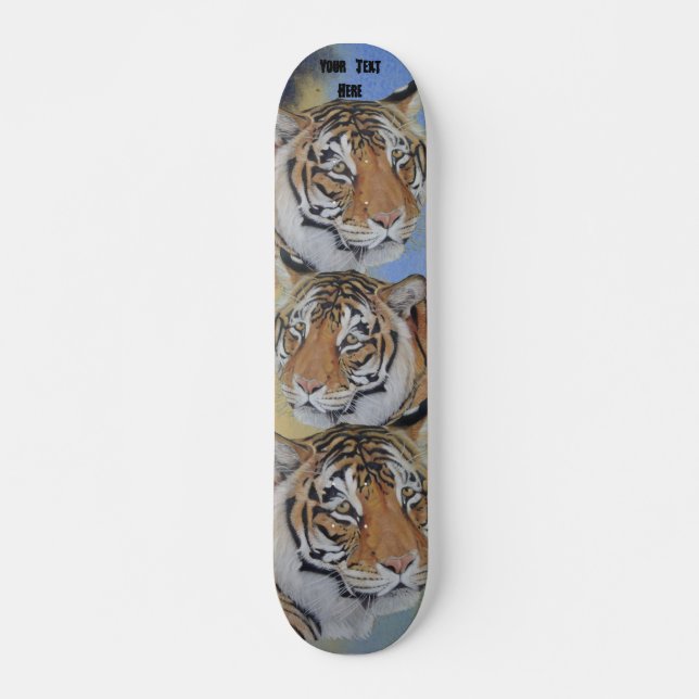 Tigerfigur Skateboard (Vorne)