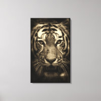 Tigergefecht wachsen in Sepia Tones