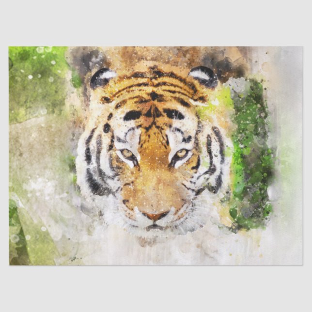 Tigergeflecht Seidenpapier (Vorderseite)