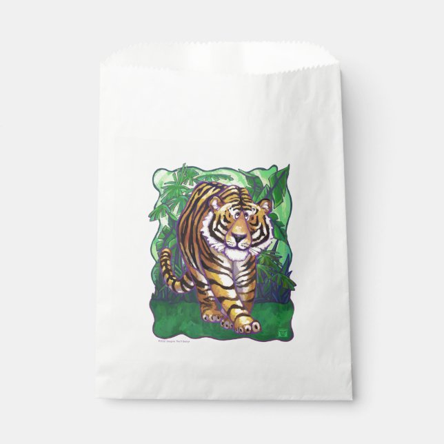 Tigergeschenke und -zubehör geschenktütchen (Vorderseite)