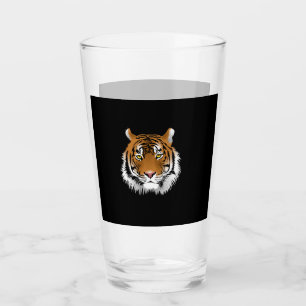 Tigergesicht-Glasbecher Glas
