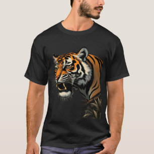 Tigergesicht Grafik T-Shirts Männer Frauen Jungen 