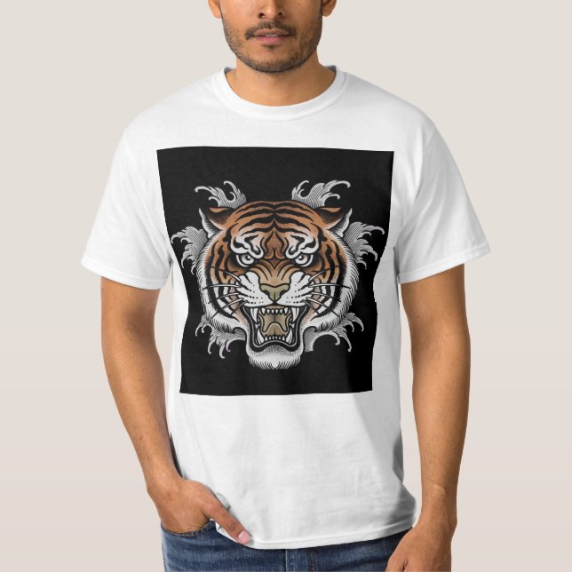 Tigergesicht T-Shirt (Vorderseite)