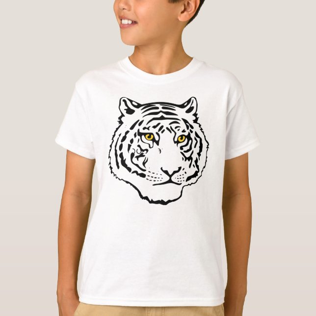 Tigergesicht T-Shirt (Vorderseite)