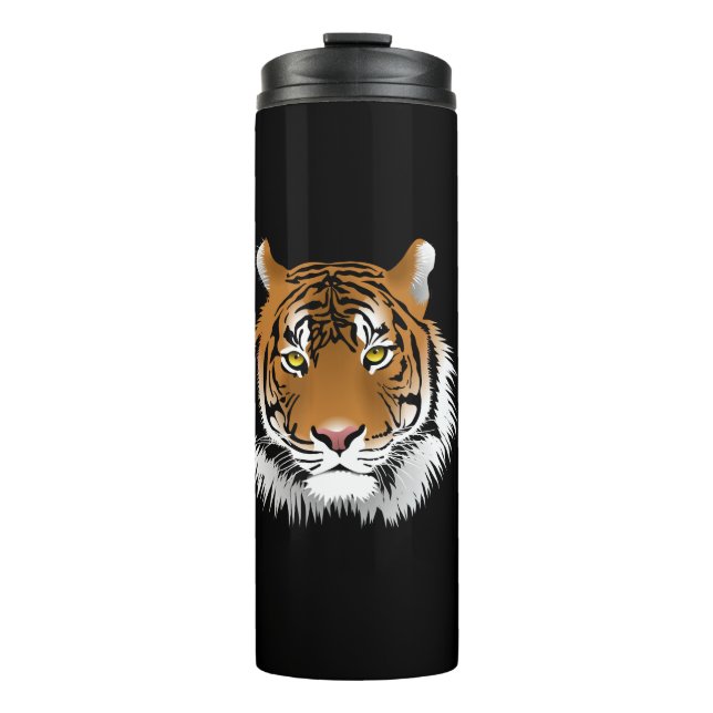 Tigergesicht-Thermobecher Thermosbecher (Vorderseite)
