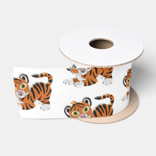 Tigergestaltung Satinband