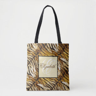 Tigerhaut, Monogramm, stylish, Tiger, gestreift