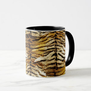 Tigerhaut, stylish, tiger, gestreift, tierischer A Tasse