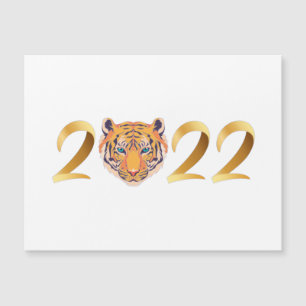 Tigerjahr 2022 magnetkarte