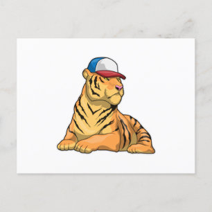 Tigerkappe Postkarte