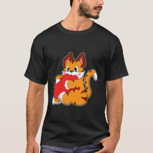 Tigerkatze in Liebe mit Herz.PNG T-Shirt