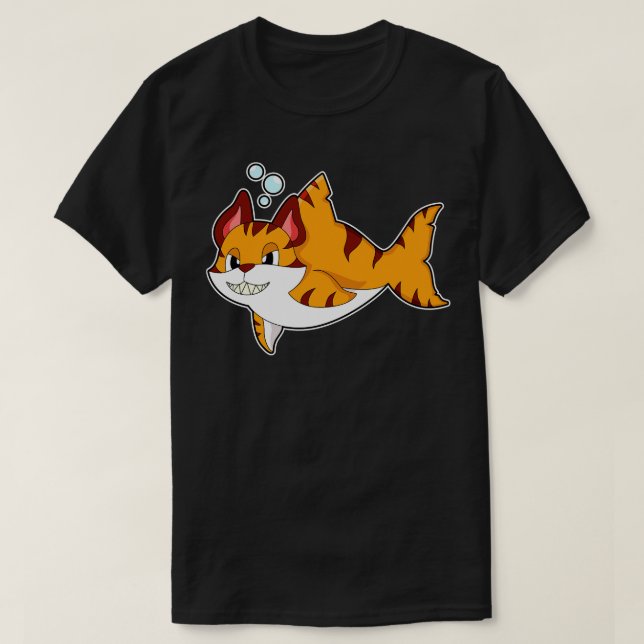 Tigerkatze wie Wasser T-Shirt (Design vorne)