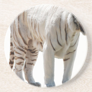 Tigerkatzenstreifen personalisieren diy Jubiläen Sandstein Untersetzer