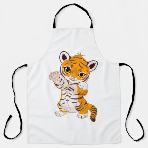Tigerkind Schürze