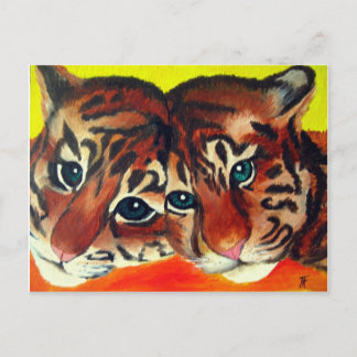 Tigerknochen Postkarte