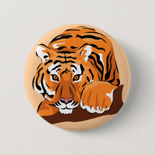 Tigerknopf Button