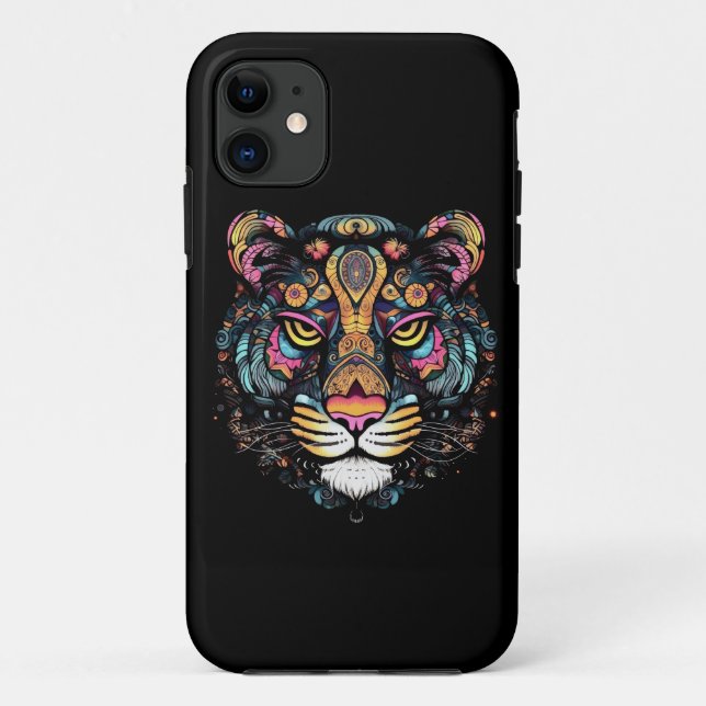 Tigerkopf  Case-Mate iPhone hülle (Rückseite)