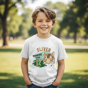 Tigerkopf-Name Geburtstagsfeier Ehrengast T-Shirt
