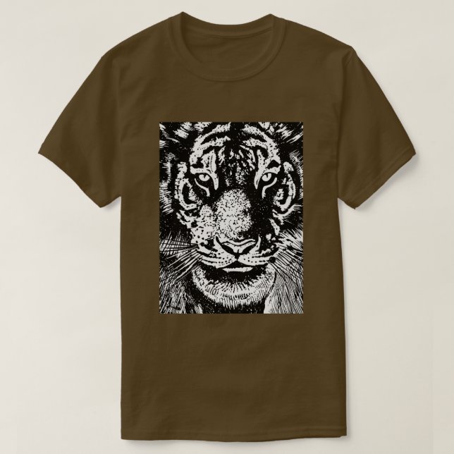 Tigerkopf T-Shirt (Design vorne)